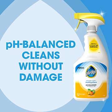 Pledge Multisurface Cleaner, Everyday Clean, Trigger, Fresh Citrus Scent, 25 oz