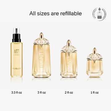 Mugler Alien Goddess - Eau de Parfum - Women's Perfume - Floral & Woody - With Bergamot, Jasmine, and Vanilla - Long Lasting Fragrance - 3.0 Fl Oz