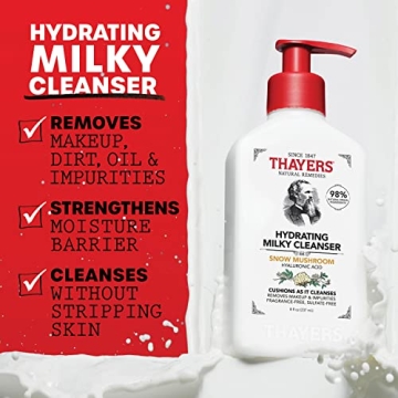 Thayers Hydrating Milky Face Cleanser for Dry Skin