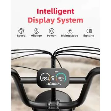 AMYET V9-G60 Electric Bike with Peak 1500W Power