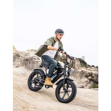 AMYET V9-G60 Electric Bike with Peak 1500W Power