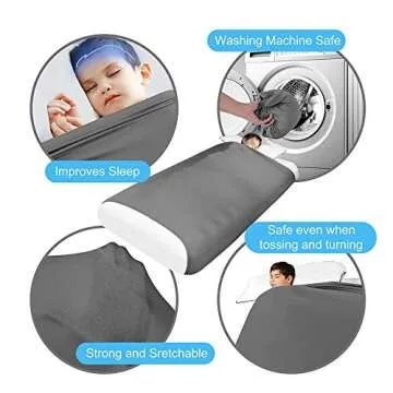 Sensory Compression Bed Sheet for Kids(Twin Size) - Breathable, Stretchy, Deep Pressure Snuggle Pouch for Relaxing & Comfortable Sleeping