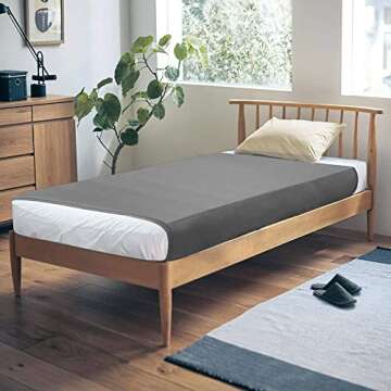 Sensory Compression Bed Sheet for Kids(Twin Size) - Breathable, Stretchy, Deep Pressure Snuggle Pouch for Relaxing & Comfortable Sleeping