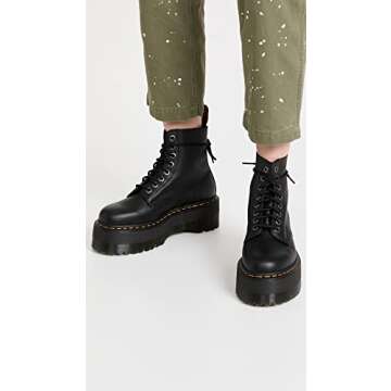 Dr. Martens Unisex-Adult Military Boots 1460 Pascal Max, Multi, 9.5