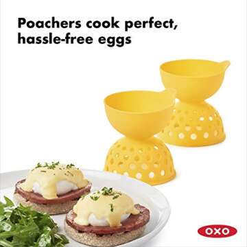 OXO Good Grips Silicone Egg Poachers Set of 2