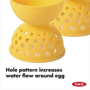 OXO Good Grips Silicone Egg Poachers Set of 2