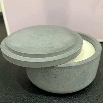 LSLEVA Candle Jar Molds Set for DIY Home Decor