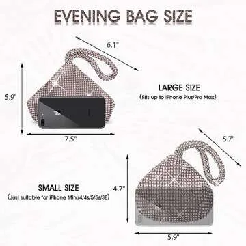 Elegant Rhinestone Clutch for Weddings and Evenings