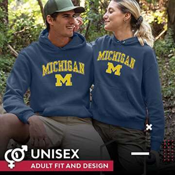 Campus Colors Officially Licensed Hooded Sweatshirt with Arch & Logo Design, Soft Style, Unisex Fit ...
