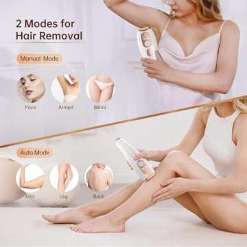 IPL Laser Hair Removal Device for Women and Men