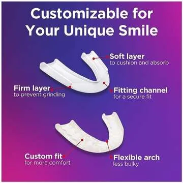 The Doctor's NightGuard, Mouth Guard for Grinding Teeth, Dental Guard for Bruxism, Night Guard for Teeth, 1 Pack