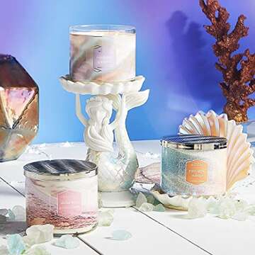 Bath & Body Works 3-Wick Aromatherapy Candle in LOVE — ROSE & VANILLA