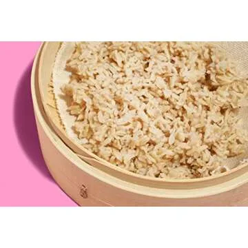 Reishunger Bamboo Steamer - 2-Tier Handmade Basket for Dumplings