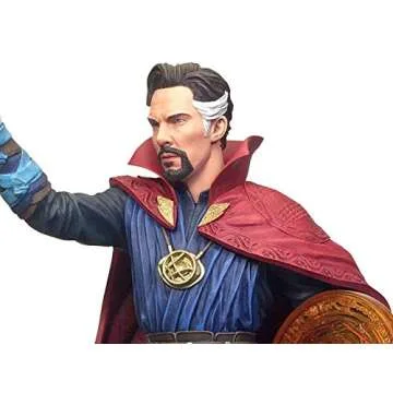 DIAMOND SELECT TOYS Marvel Gallery: Avengers Infinity War Movie Doctor Strange PVC Diorama Figure, Blue