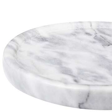 Elegant Marble Decorative Tray for Home and Kitchen
