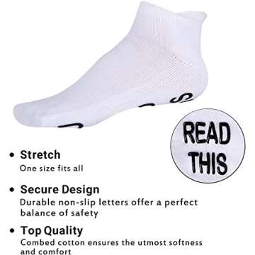 HAPPYPOP Funny Socks Crazy Socks Cool Socks Silly Socks for Women Men Teens, Book Lovers Gifts for S...