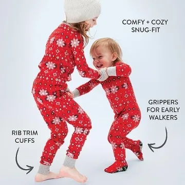 Family Matching Organic Cotton Holiday Pajamas