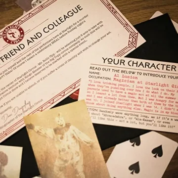 Circus Themed Murder Mystery Dinner Party Game Kit