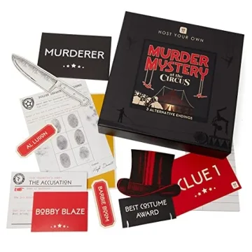 Circus Themed Murder Mystery Dinner Party Game Kit
