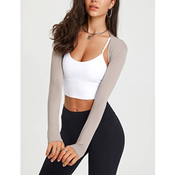 FindThy Women’s Open Front Bolero Cooling Shawl - Stylish & Functional