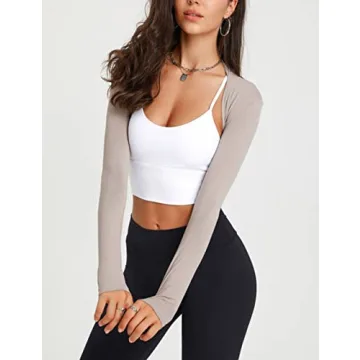 FindThy Women’s Open Front Bolero Cooling Shawl - Stylish & Functional