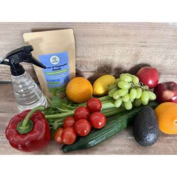 All-Natural Fruit and Vegetable Wash Powder Concentrate 8 oz