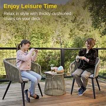 EAST OAK Breezeway Patio Furniture Set with Cushions