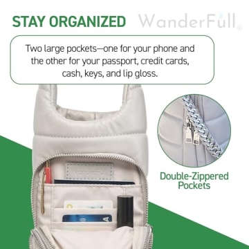 WanderFull HydroBag - Stylish Crossbody Water Bottle Holder