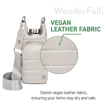 WanderFull HydroBag - Stylish Crossbody Water Bottle Holder