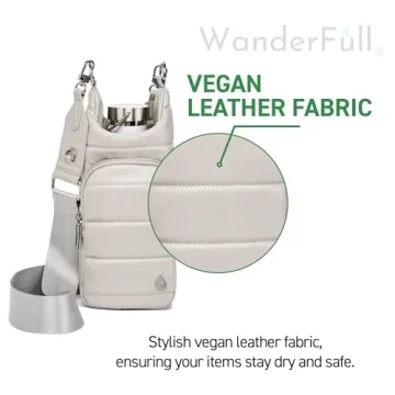 WanderFull HydroBag - Stylish Crossbody Water Bottle Holder