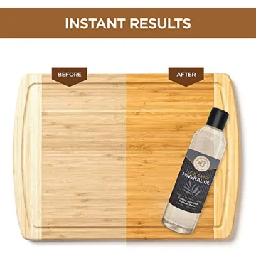 Bambüsi Cutting Board Oil 8 oz Food Safe for Wood