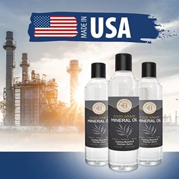 Bambüsi Cutting Board Oil 8 oz Food Safe for Wood