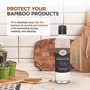 Bambüsi Cutting Board Oil 8 oz Food Safe for Wood