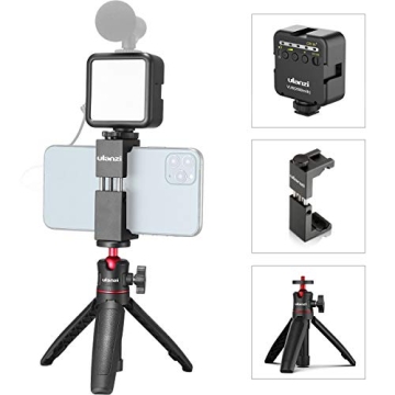 ULANZI Smartphone Vlogging Kit with LED Light and Tripod