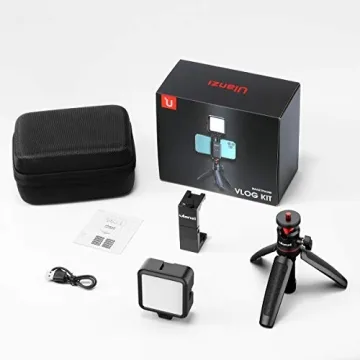 ULANZI Smartphone Vlogging Kit with LED Light and Tripod