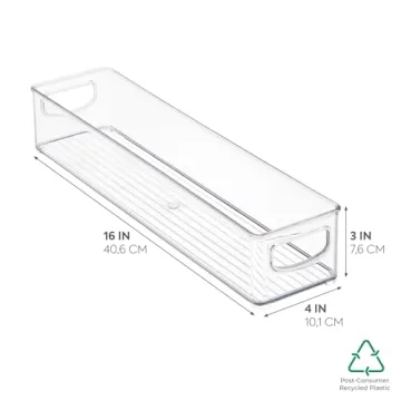 iDesign BPA-Free Food Storage Bin - Clear Organizer