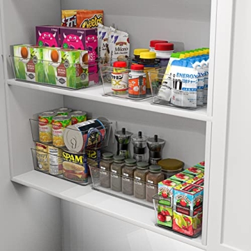 Simple Houseware Fridge Organizer Storage Bins, 8-Pack