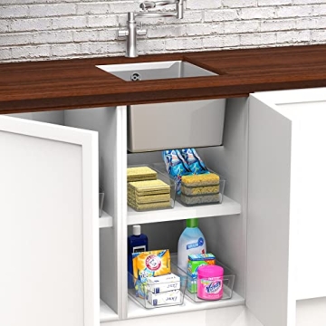 Simple Houseware Fridge Organizer Storage Bins, 8-Pack