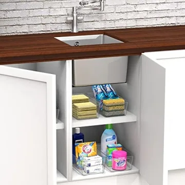 Simple Houseware Fridge Organizer Storage Bins, 8-Pack