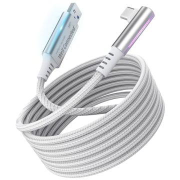 6AMGame link cable 16 ft Compatible with Meta Quest 3/2 Accessories VR Headset, High Speed Data Tran...