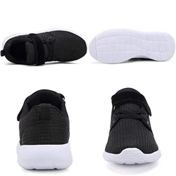 TOEDNNQI Kids Lightweight Breathable Running Sneakers