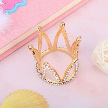 Stylish Crown Design Nail Art Brush Holder Set