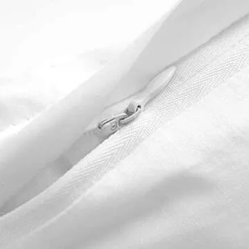 MARTHA STEWART Climbing Flowers King Size Duvet, 3 Piece Set-1 Duvet Cover, 2 Pillow Shams, Cotton-Percale, Soft, Reversible, Easy Wash, All Season 104"x92" with Button Closure, Soft Blue