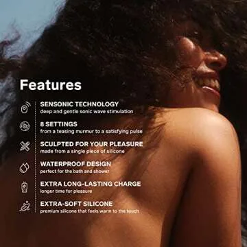 LELO SONA Sonic Massager - Waterproof Clit Sucker for Women