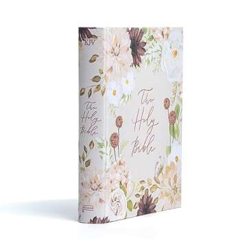 KJV Notetaking Bible, Large Print Hosanna Revival Edition, Blush Cloth Over Board, Red Letter, Singl...