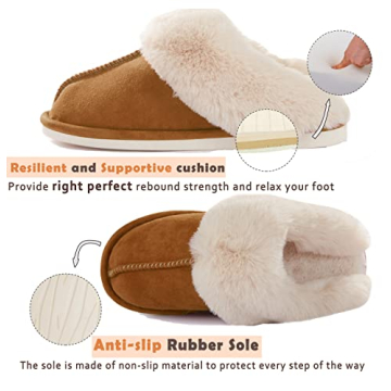 Donpapa Women's Memory Foam Slippers for Cozy Comfort