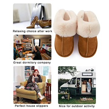 Donpapa Women's Memory Foam Slippers for Cozy Comfort