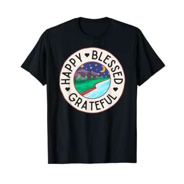 Happy Blessed Grateful Adventure Lover Nature Graphic T-Shirt