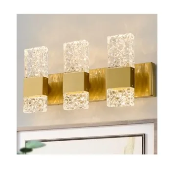 Stunning OYLYW Gold LED Bathroom Vanity Light Fixture