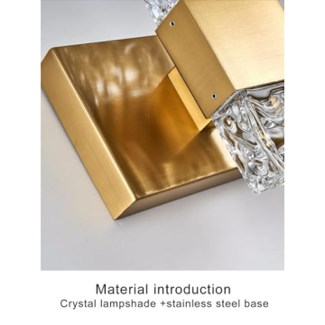 Stunning OYLYW Gold LED Bathroom Vanity Light Fixture